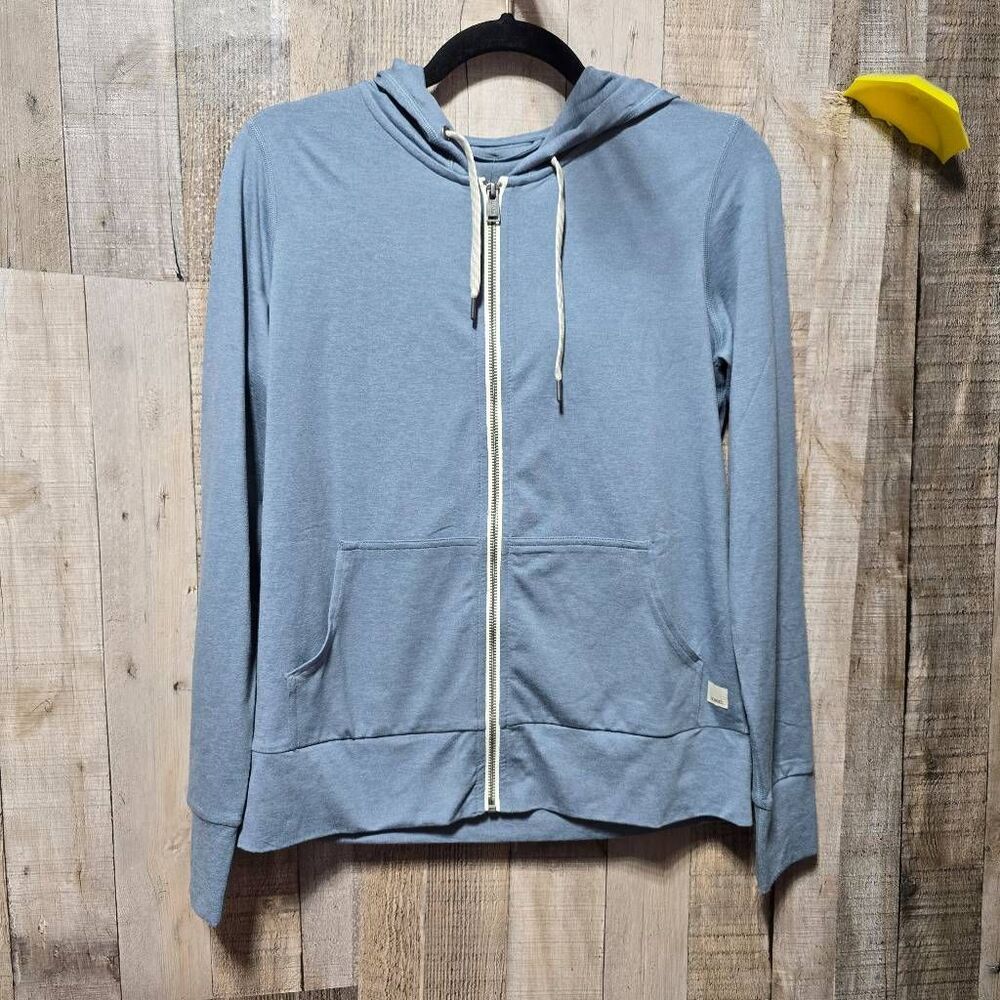 Vuori Halo Performance Hoodie 2.0 Shade Heather XS Athleisure Comfy Outdoor Gym - Picture 2 of 6